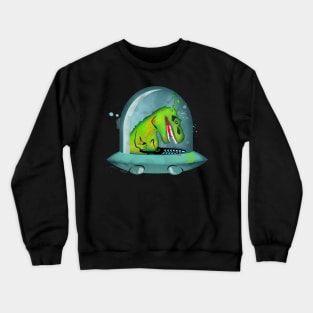 dinosaurs love Alien Crewneck Sweatshirt